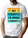 Retro Vintage Cb Radio Cb Accessories T-Shirt for Men & Women, T-Shirts Graphic Tee - White