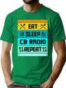 Retro Vintage Cb Radio Cb Accessories T-Shirt for Men & Women, T-Shirts Graphic Tee - Green
