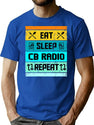 Retro Vintage Cb Radio Cb Accessories T-Shirt for Men & Women, T-Shirts Graphic Tee - Blue