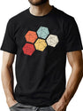 Retro Vintage D20 Roleplaying Game Dice T-Shirt for Men & Women, T-Shirts Graphic Tee - Green