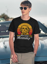 Retro Vintage Havanese Mommy T-Shirt for Men & Women, T-Shirts Graphic Tee - Navy