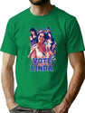 Retro Vote For Linda Bootleg Graphic T-Shirt - Green