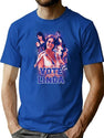 Retro Vote For Linda Bootleg Graphic T-Shirt - Blue