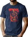 Return of The Living Dead Tarman Premium Heavyweight Cotton T-Shirt - Navy