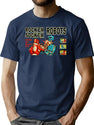 Rock'Em Sock'Em Robots Worn T-Shirt for Men & Women, T-Shirts Graphic Tee - Navy