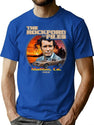 Rockford Files Worn Out Circle Dks T-Shirt for Men & Women, T-Shirts Graphic Tee - Blue