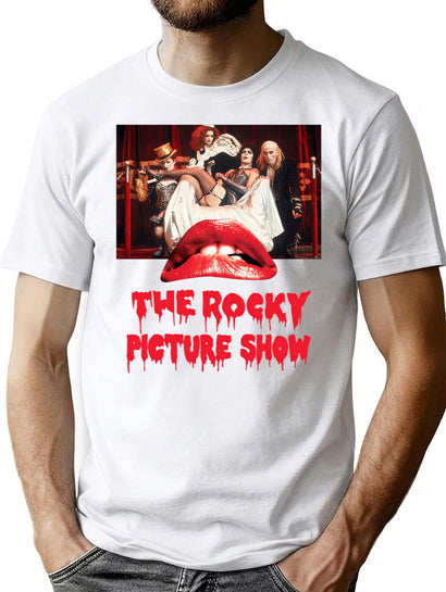 Rocky Horror Picture Show Thrills And Chills T-Shirt for Men & Women, T-Shirts Graphic Tee - Black