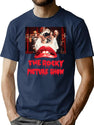 Rocky Horror Picture Show Thrills And Chills T-Shirt for Men & Women, T-Shirts Graphic Tee - Navy