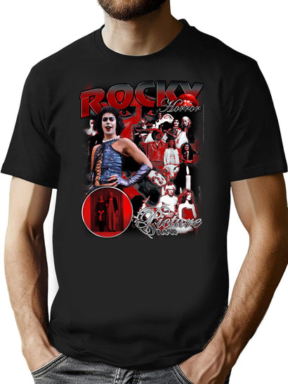 Rocky Horror Bootleg Graphic T-Shirt - Black