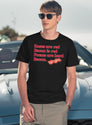 Roses Are Red Bacon. T-Shirt for Men & Women, T-Shirts Graphic Tee - Navy