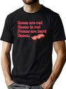 Roses Are Red Bacon. T-Shirt for Men & Women, T-Shirts Graphic Tee - Green