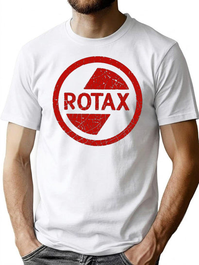 Rotax Motors 75 Classic Premium Heavyweight Cotton T-Shirt - Black