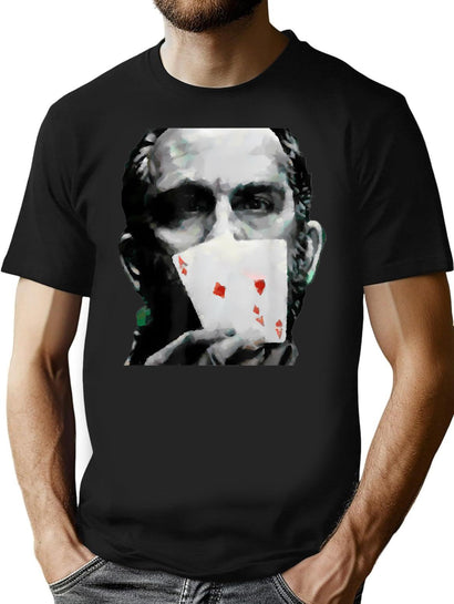 Rounders Movie Classic Movie Poker T-Shirt Pocket Aces T-Shirt for Men & Women, T-Shirts Graphic Tee - Black