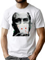 Rounders Movie Classic Movie Poker Pocket Aces Premium Heavyweight Cotton T-Shirt - White