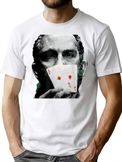 Rounders Movie Classic Movie Poker T-Shirt Pocket Aces T-Shirt for Men & Women, T-Shirts Graphic Tee - Black