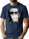 Rounders Movie Classic Movie Poker Pocket Aces Premium Heavyweight Cotton T-Shirt - Navy