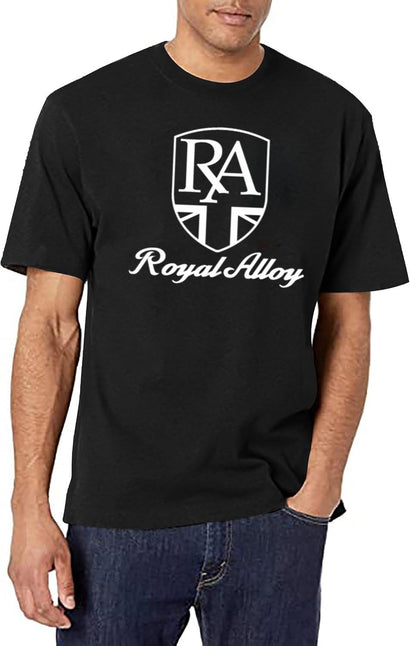 Royal Alloy Scooters Logo T-Shirt for Men & Women, T-Shirts Graphic Tee - Black