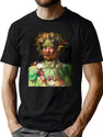 Rudolf Ii As Vertumnus By Giuseppe Arcimboldo 1591 T-Shirt for Men & Women, T-Shirts Graphic Tee - Green