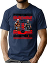 Rumble In Rome Gladiator Poster T-Shirt for Men & Women, T-Shirts Graphic Tee - Navy