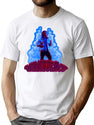 Runuppercy Bluered Bootleg Graphic T-Shirt - White