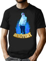 Runuppercy Bootleg Graphic T-Shirt - Black