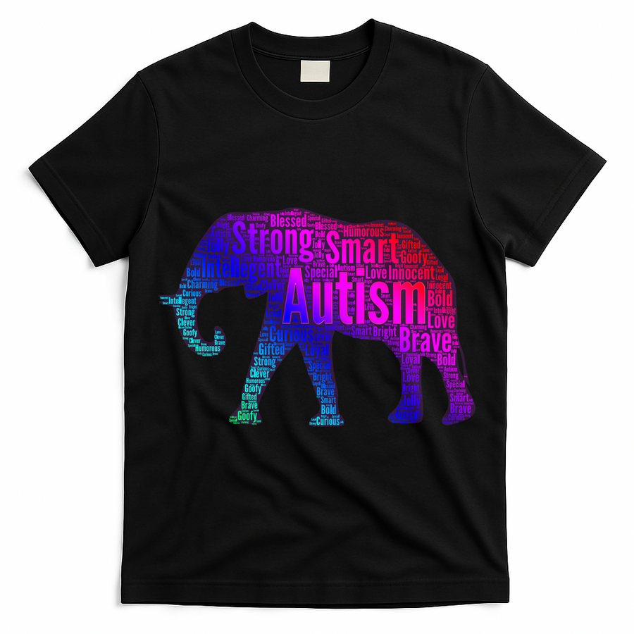 Autism Awareness Elephant Quotes T-Shirt