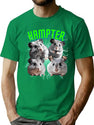 Sad Hamster With Big Eyes Bootleg Graphic T-Shirt - Green