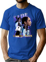 Sade For Fans Bootleg Graphic T-Shirt - Blue