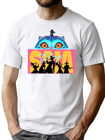 Saja Boys - Kpop Demon Hunter T-Shirt for Men & Women, T-Shirts Graphic Tee - Black