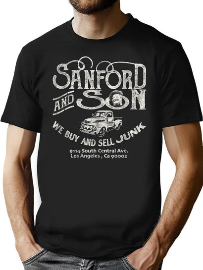 Sanford And Son Corduroy T-Shirt for Men & Women, T-Shirts Graphic Tee - Black