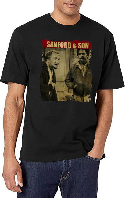 Sanford And Son - Retro Style Black T-Shirt - Black