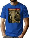 Sanford And Son - Retro Style Black Premium Heavyweight Cotton T-Shirt - Blue