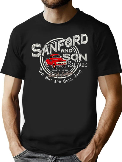 Sanford And Son Salvage Since 1972 T-Shirt for Men & Women, T-Shirts Graphic Tee - Black