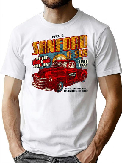 Sanford And Son Vintage T-Shirt for Men & Women, T-Shirts Graphic Tee - Black