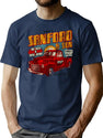 Sanford And Son Vintage T-Shirt for Men & Women, T-Shirts Graphic Tee - Navy