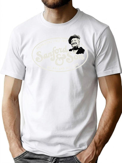 Sanford And Son Worn Logo T-Shirt for Men & Women, T-Shirts Graphic Tee - Black