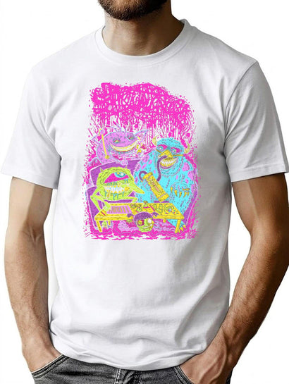 Sanguisugabogg Monsters Premium Heavyweight Cotton T-Shirt - Black