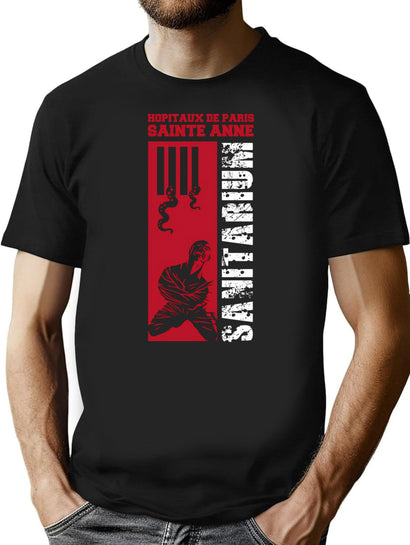 Sanitarium - Sainte Anne Hospitals - Cthulhu T-Shirt for Men & Women, T-Shirts Graphic Tee - Black