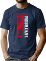 Sanitarium - Sainte Anne Hospitals - Cthulhu T-Shirt for Men & Women, T-Shirts Graphic Tee - Navy