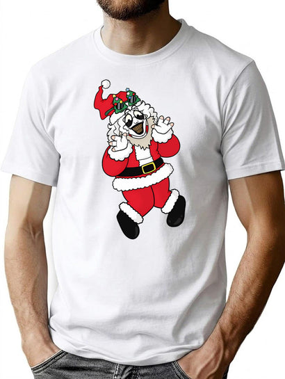 Santa Art (Clean) T-Shirt for Men & Women, T-Shirts Graphic Tee - Black