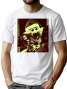 Santa Art T-Shirt for Men & Women, T-Shirts Graphic Tee - White