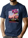 Santa Carla Broadwalk T-Shirt for Men & Women, T-Shirts Graphic Tee - Navy
