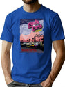 Santa Carla Broadwalk T-Shirt for Men & Women, T-Shirts Graphic Tee - Blue
