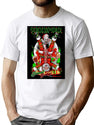Santa Clown T-Shirt for Men & Women, T-Shirts Graphic Tee - White