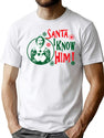 Santa I Know Him Buddy The Elf Lts T-Shirt for Men & Women, T-Shirts Graphic Tee - White