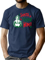 Santa I Know Him Buddy The Elf Lts T-Shirt for Men & Women, T-Shirts Graphic Tee - Navy