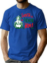 Santa I Know Him Buddy The Elf Lts T-Shirt for Men & Women, T-Shirts Graphic Tee - Blue