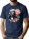 Santa Where You At Ghostface Christmas T-Shirt for Men & Women, T-Shirts Graphic Tee - Navy