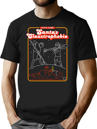 Santas Little Helpers T-Shirt for Men & Women, T-Shirts Graphic Tee - Black