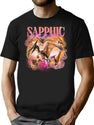 Sapphic Vindication Pterodactyl Vintage Bootleg Rap Bootleg Graphic T-Shirt - Black